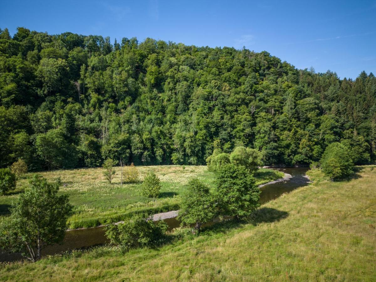 Bills Lodge, le plaisir de la rivière à 2 minutes du centre! La-Roche-en-Ardenne Extérieur photo